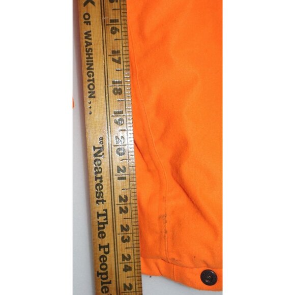 All Game Outfitters Blaze Orange Hunting Bib Pants Medium Insulated Warm - Picture 10 of 12
